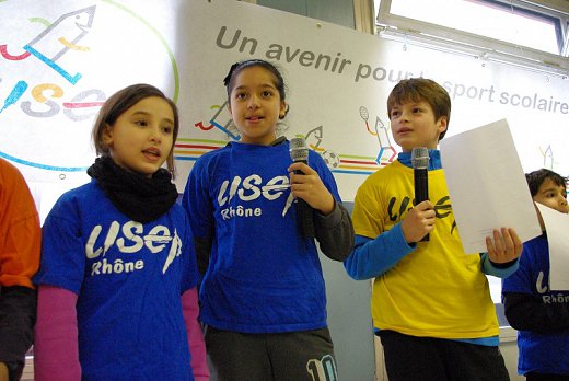 Congrès Usep des enfants à Vaulx-en-Velin. (Philippe Brenot)